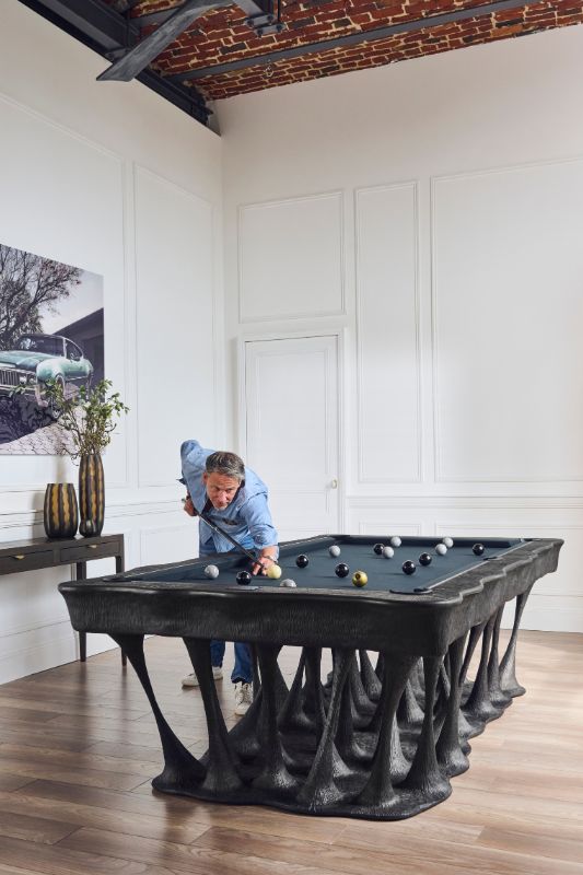 Billard Kunst Unikat Kreation Black-Bi D.Driani Toulet