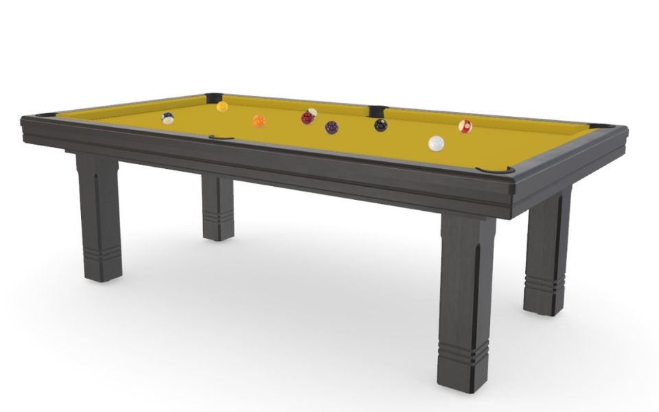 muenzeinwurf gruener schwarzer billardtisch club country toulet