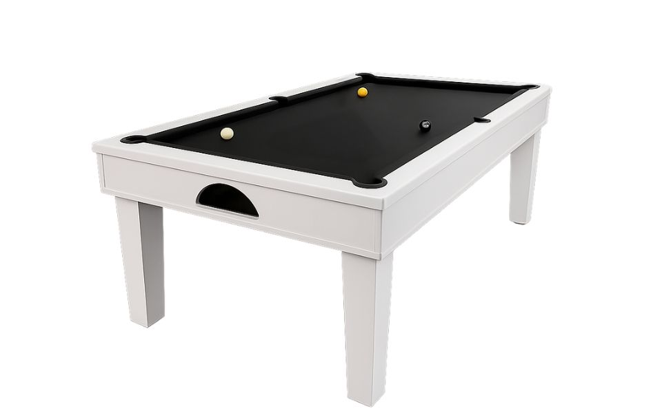 kleine witte biljarttafel aanpasbaar sweet home toulet