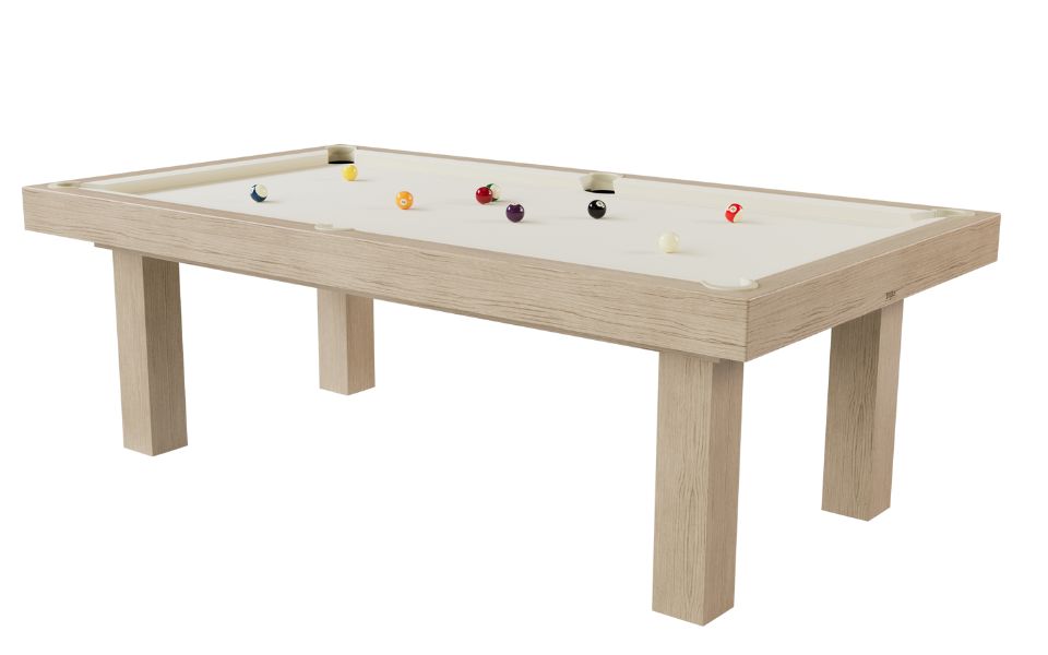 konvertibler eichen billardtisch naturtuch purity zeitgenoessisch toulet